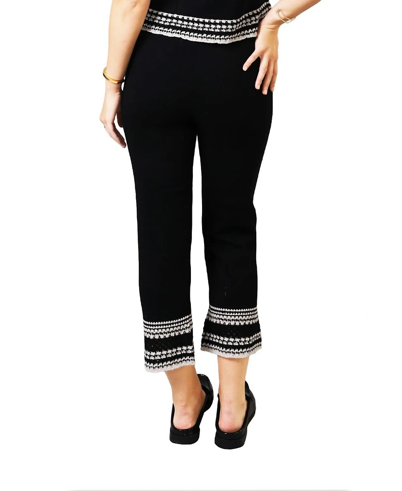 Central Park West Women's Winona Crochet Edge Pants