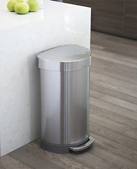 Simplehuman 60 Liter Semi-Round Liner Rim Kitchen Trash Can