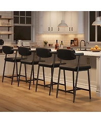 gaomon Set of Counter Stools with Armrest