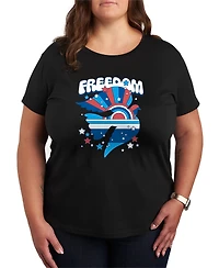 Hybrid Apparel Plus Instant Message Freedom Dove Short-Sleeve Graphic T-Shirt