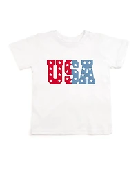 Sweet Wink Big Boys Usa Puff Ink Short Sleeve T-Shirt