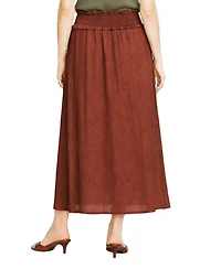 Elle Collection Women's Waistband Detail Skirt