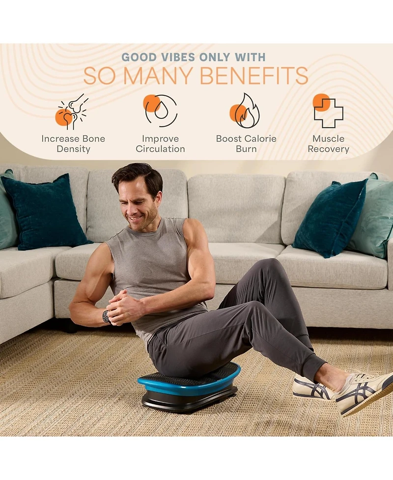 Lifepro Voice Controlled Vibration Plate – Full Body Platform with Remote Watch, Lymphatic Drainage & Muscle Recovery Support