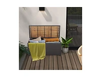 sumyeg 45 Gallon Outdoor Storage Bench with Zippered Liner