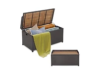 sumyeg 45 Gallon Outdoor Storage Bench with Zippered Liner