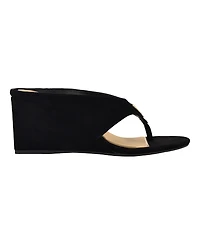 Guess Women's Marchon Thong Slip-On Wedge Sandals