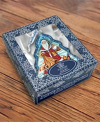 G.DeBrekht Nordic Santa Tree Glass Ornament
