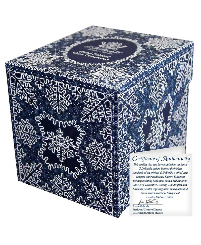 G.DeBrekht Limited Edition Oversized Beloved Courier Glass Ornament