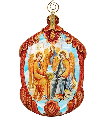 G.DeBrekht Hand Painted Trinity Scenic Ornament