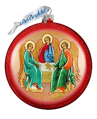 G.DeBrekht Trinity Glass Ornament Medallion