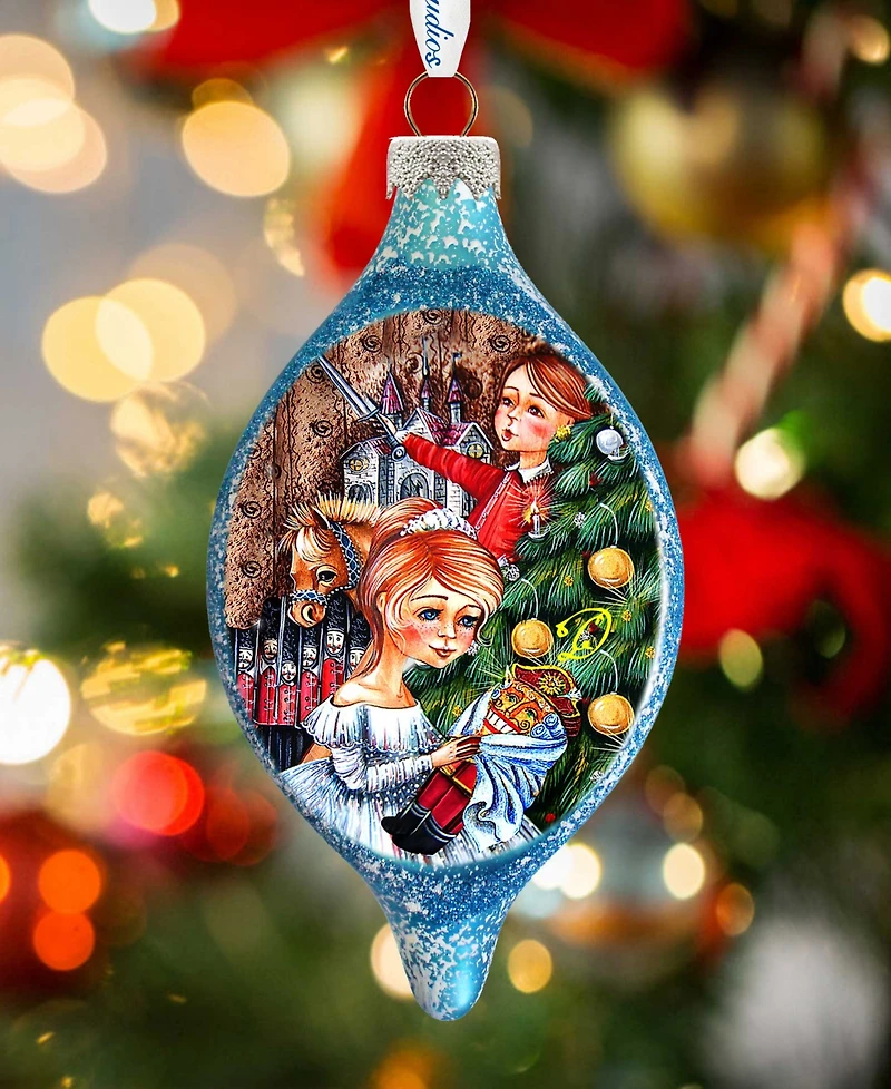 G.DeBrekht Nutcracker Glass Ornament