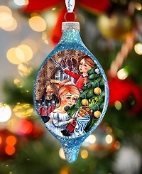 G.DeBrekht Nutcracker Glass Ornament