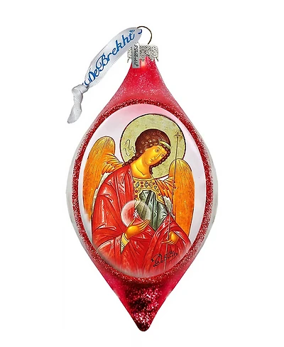 G.DeBrekht Saint Michael Drop Glass Ornament