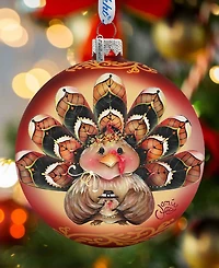 G.DeBrekht Be Thankful Turkey Sitter Bal by Dona Gelsinger