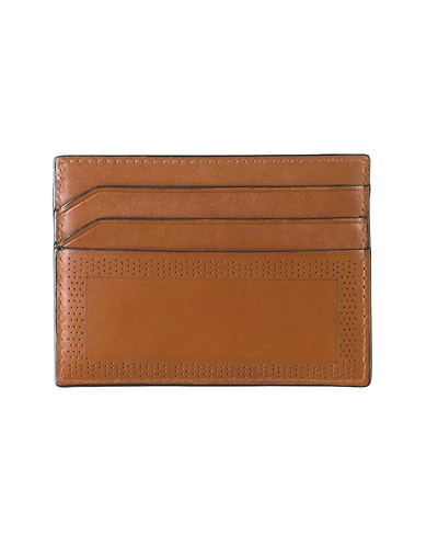 Johnston & Murphy Men's Perforated Edge Weekender Card Wallet