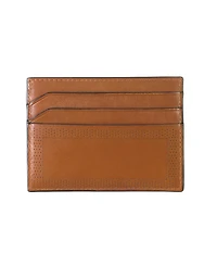 Johnston & Murphy Men's Perforated Edge Weekender Card Wallet