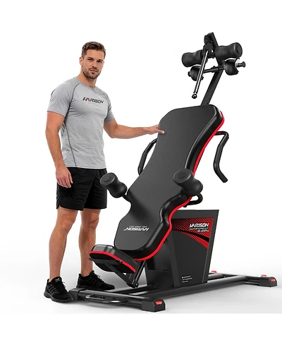 Harison Strength Training Inversion Table for Back Pain Relief with Remote Control (Hrm-409PLUS)
