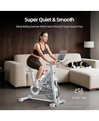 Harison Semi-Commercial Exercise Bike, 380 lbs Capacity, Magnetic with Bluetooth