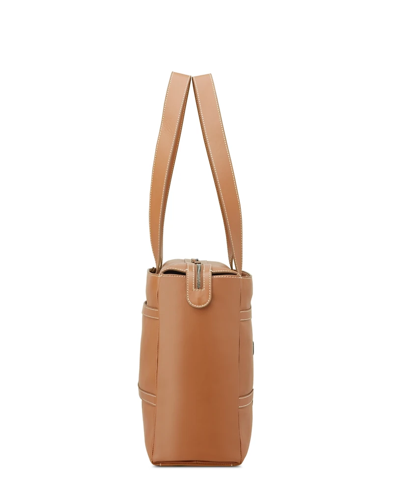Delsey Paris Chatelet 16.25" Leather Tote