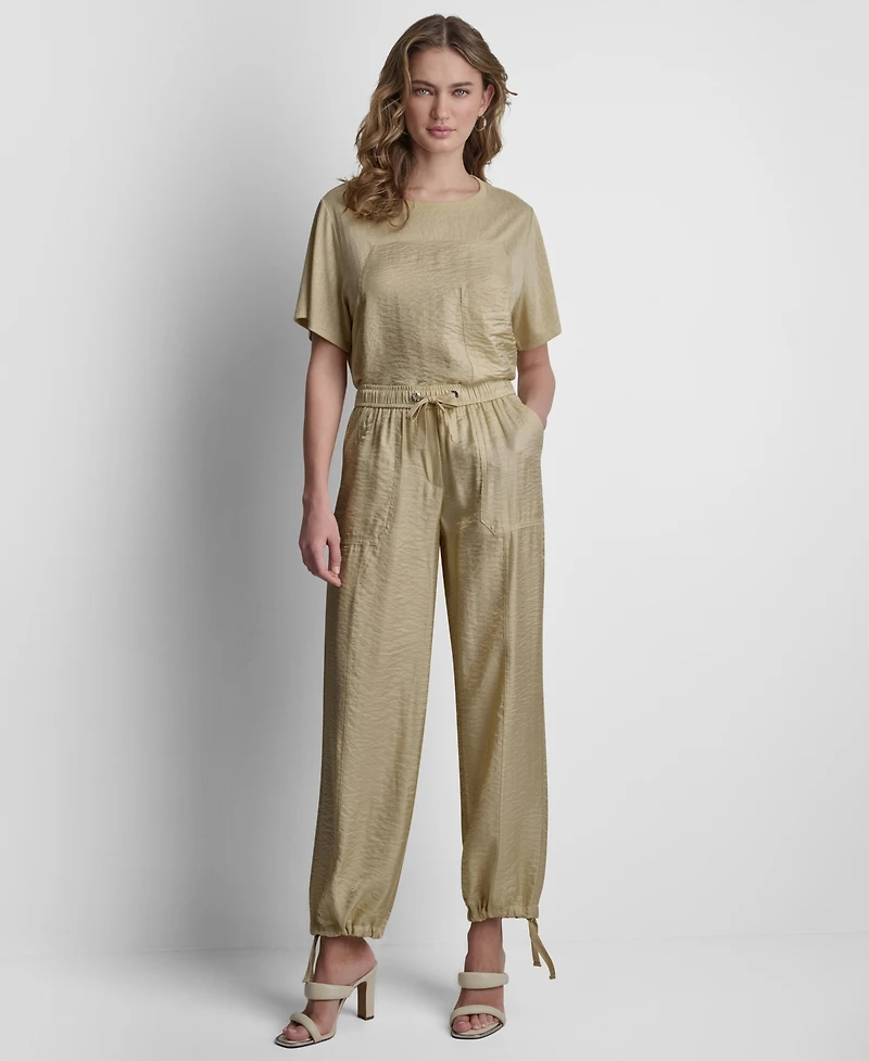 Dkny Women's Twinkle Tie-Leg Pants