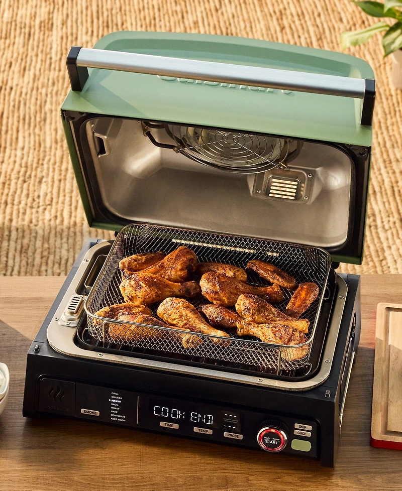 Cuisinart 14.6" FlavorBoost 8-in-1 Outdoor Electric Grill