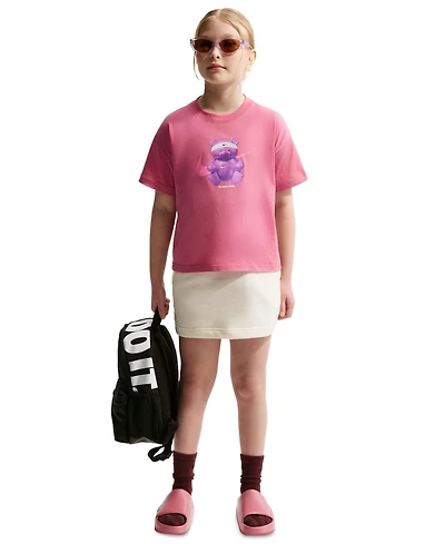 Nike Girls' 7-16 Sportswear Boxy Short-Sleeve T-Shirt