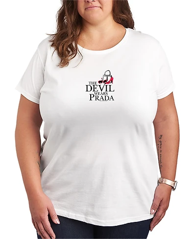 Hybrid Apparel Plus The Devil Wears Prada Logo Andy's Accessories Short-Sleeve T-Shirt