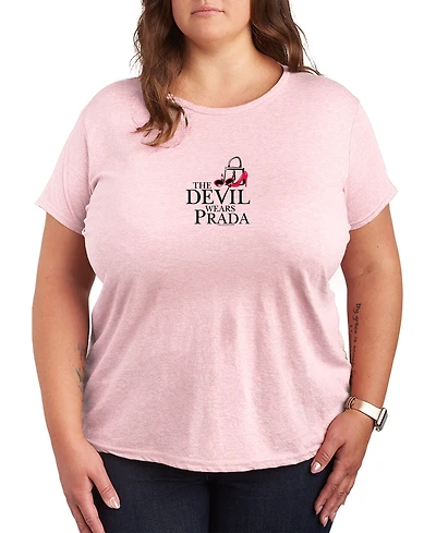 Hybrid Apparel Plus The Devil Wears Prada Logo Andy's Accessories Short-Sleeve T-Shirt