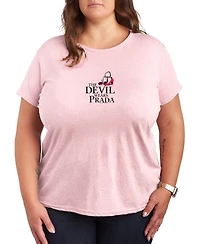 Hybrid Apparel Plus The Devil Wears Prada Logo Andy's Accessories Short-Sleeve T-Shirt