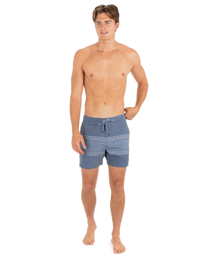 Hurley Men's Printed Drawcord Swim Shorts
