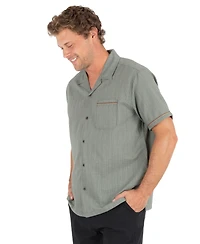 Hurley Men's Camp Collared Short-Sleeve Shirt