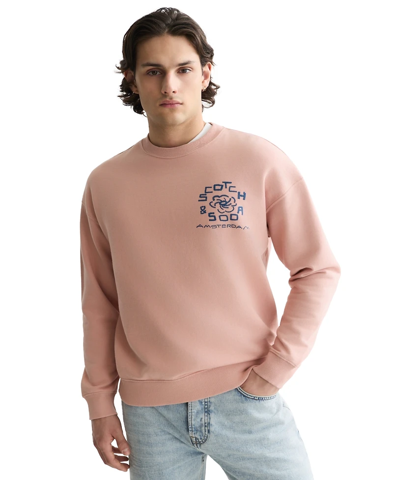 Scotch & Soda Men's Artwork Relaxed-Fit Sweatshirt