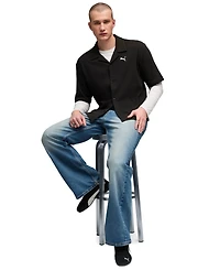 Puma Men's Waffle Button-Up Shirt