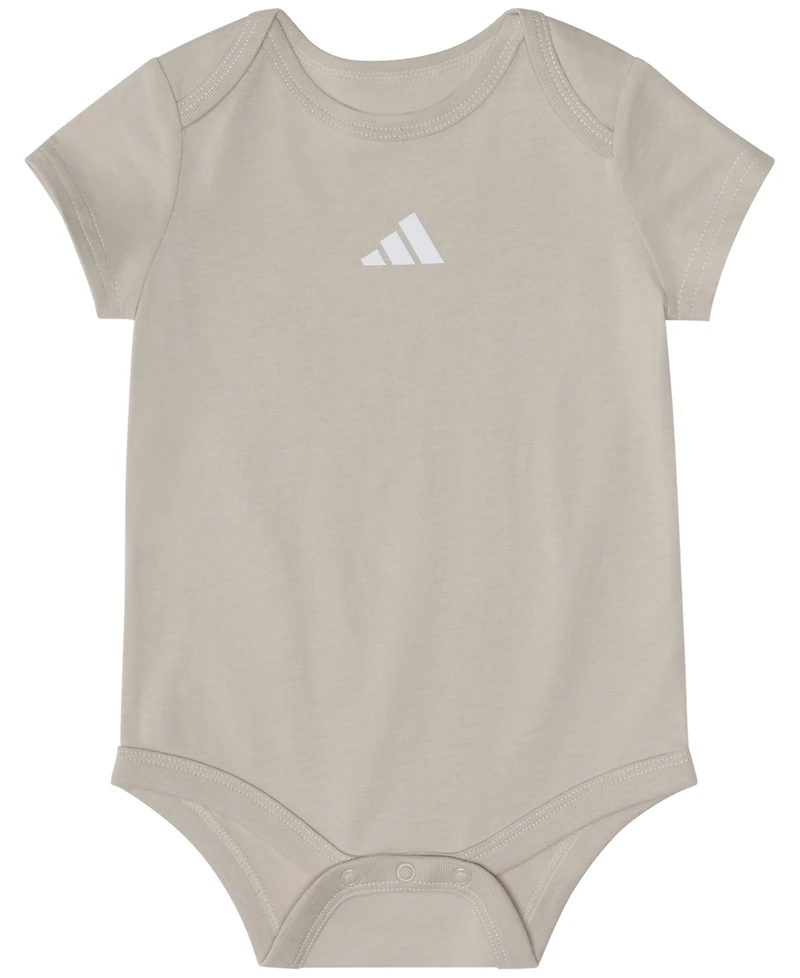 adidas Baby Boys' Short-Sleeve Bodysuit and Shorts, 2-Piece Set