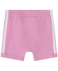 adidas Baby Girls' Short-Sleeve Bodysuit and Shorts, 2-Piece Set