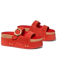 kate spade new york Women's Halo Platform Footbed Sandals