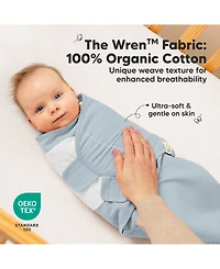 KeaBabies 3pk Soothe Wren Swaddle Sleep Sacks, Newborn Swaddles Wrap 0-3 Months, Soft Baby Wearable Blanket
