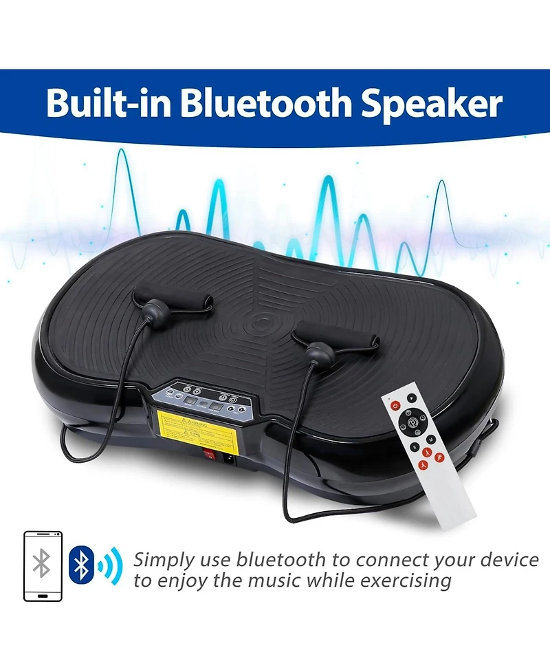 Zeny Vibration Plate Exercise Machine, Whole Body Workout Vibration Fitness Platform for Weight Loss, Toning Wellness, Home Gym Equipment