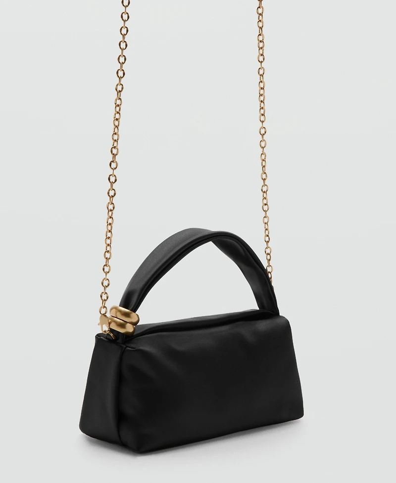 Mango Women's Metallic Detail Handbag