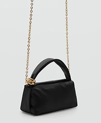 Mango Women's Metallic Detail Handbag