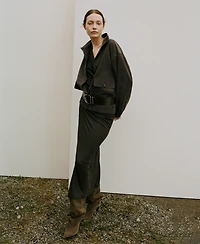 Mango Women's Pockets Oversized Jacket