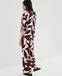 Mango Women's Printed Short-Sleeved Shirt