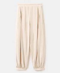 Mango Women's Striped Lyocell Balloon Pants