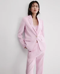 Mango Women's Linen Suit Pants