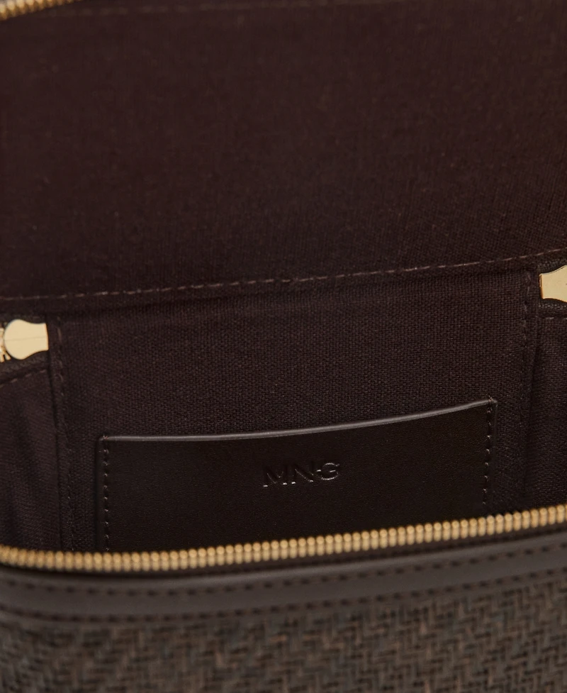 Mango Women's Natural Fiber Toiletry Bag