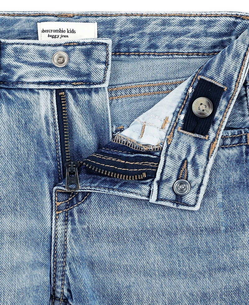 abercrombie kids Toddler Girls' Low Rise Hearts Baggy Jeans