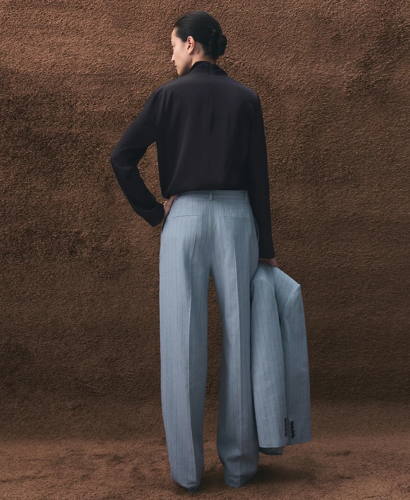 Mango Women's Pinstripe Suit Pants