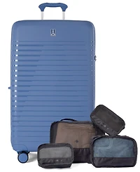 Travelpro Optima Large Check-In Expandable Spinner and Packing Cubes