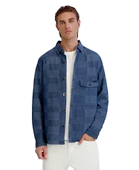 Karl Lagerfeld Paris Men's Denim Shirt Jacket