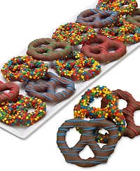 Chocolate Covered Company 12-Pc. Birthday Belgian Chocolate Dipped Pretzel Twist Collection